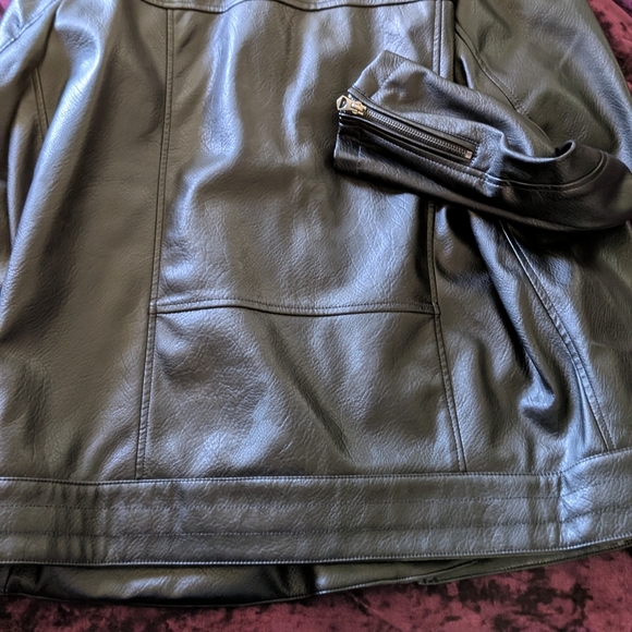 Torrid Faux Leather Relaxed Moto Jacket - Picture 6 of 7